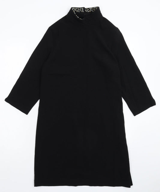 Peacocks Womens Black   Jumper Dress  Size 10