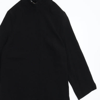 Peacocks Womens Black   Jumper Dress  Size 10