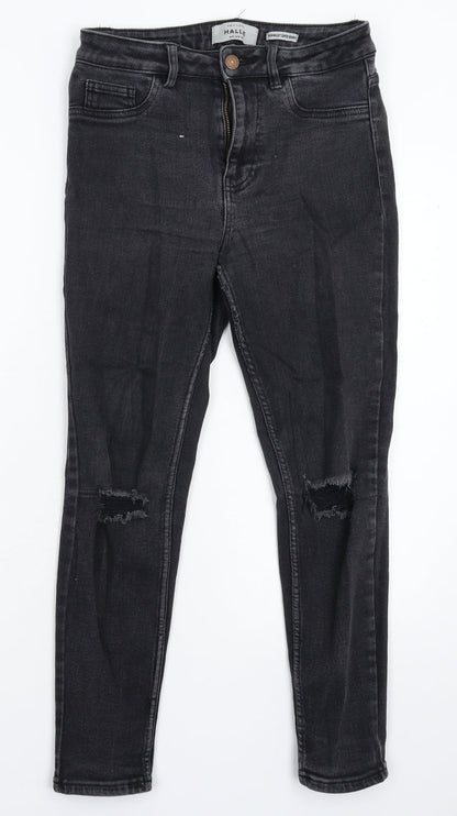 New Look Womens Black  Denim Skinny Jeans Size 10 L26 in