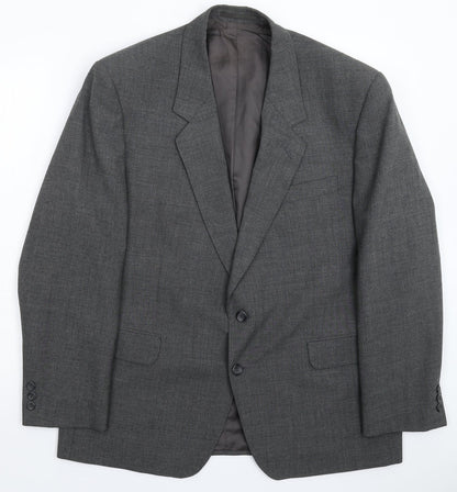 Mens UK Size 44 Varteks Regular Grey Suit Jacket