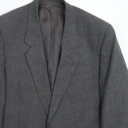 Mens UK Size 44 Varteks Regular Grey Suit Jacket