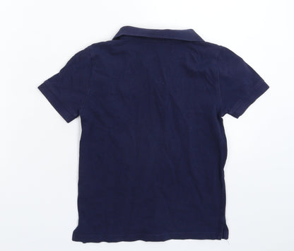 Zara Boys Blue   Basic Polo Size 7 Years