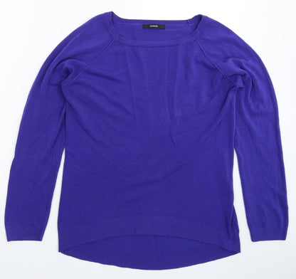 George Womens Blue  Knit Pullover Jumper Size 12