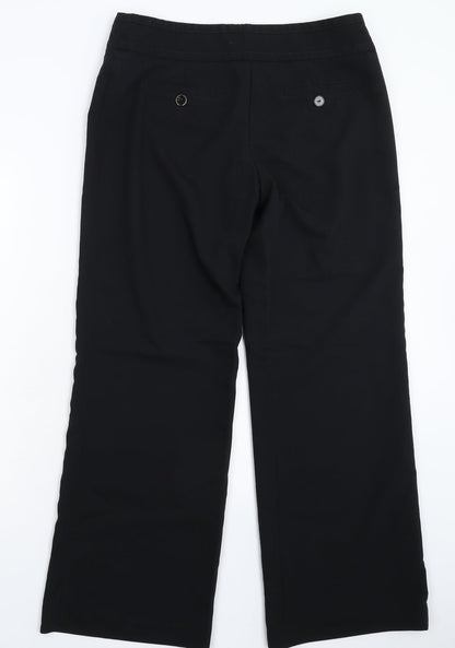 Womens UK Size 12 Dunnes Stores Regular Fit Dress Pants Black Trousers