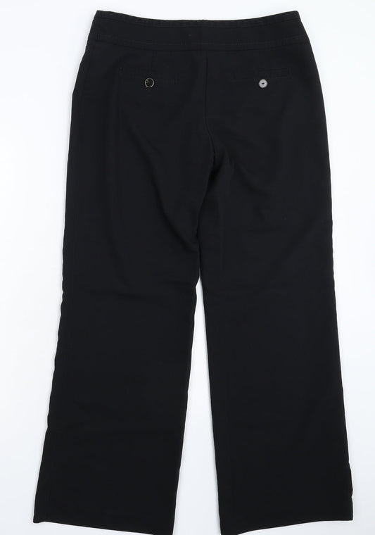 Womens UK Size 12 Dunnes Stores Regular Fit Dress Pants Black Trousers