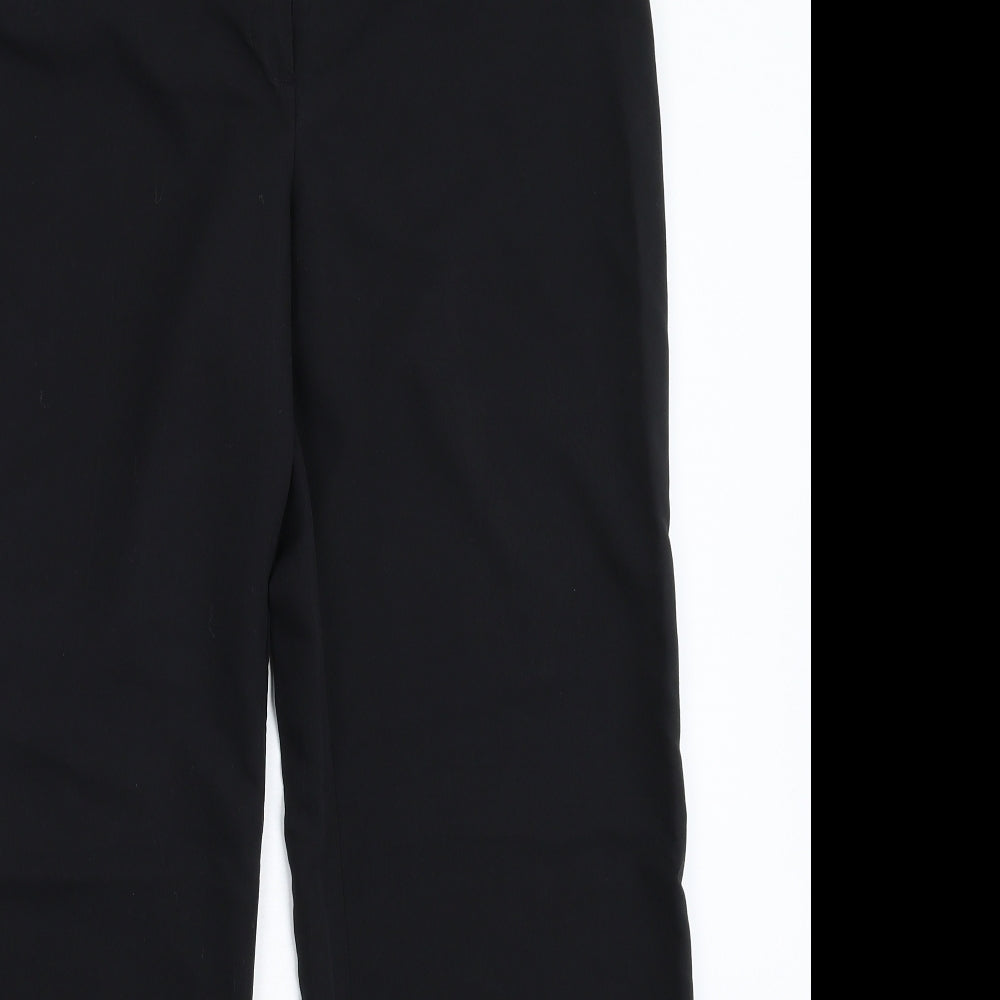 Womens UK Size 12 Dunnes Stores Regular Fit Dress Pants Black Trousers