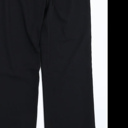 Womens UK Size 12 Dunnes Stores Regular Fit Dress Pants Black Trousers