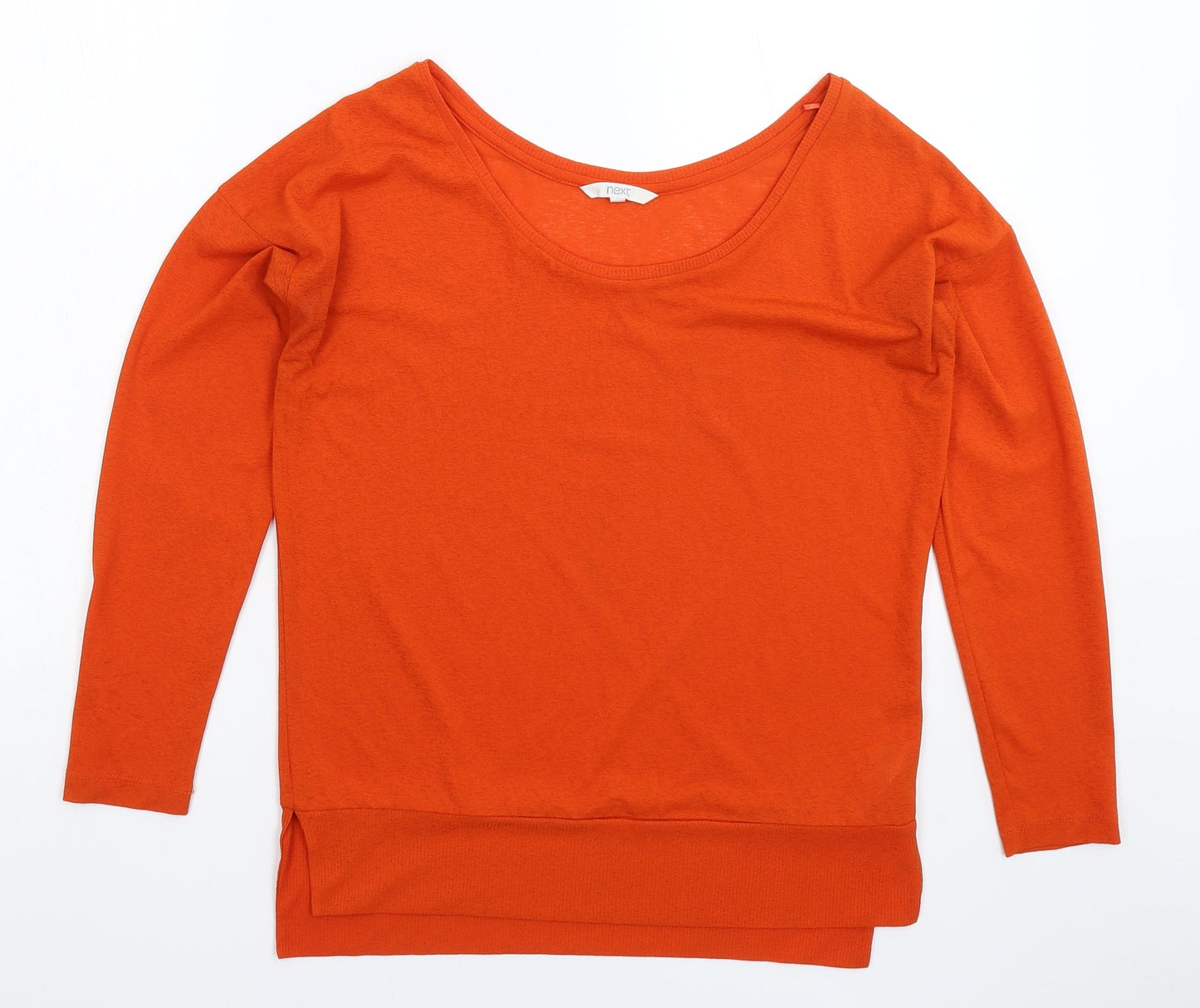 Womens UK Size 8 NEXT Orange Basic Blouse