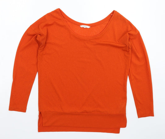 Womens UK Size 8 NEXT Orange Basic Blouse
