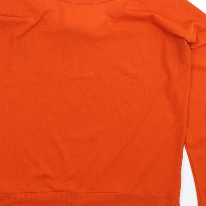 Womens UK Size 8 NEXT Orange Basic Blouse