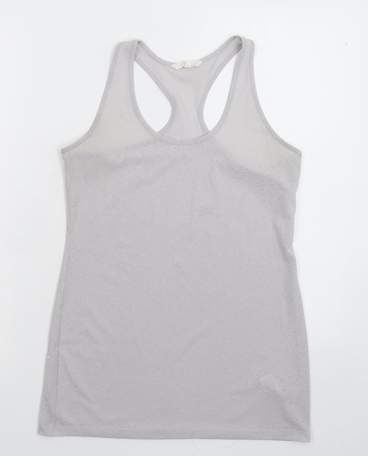 Additional front view of Next women’s grey basic tank, size UK 8