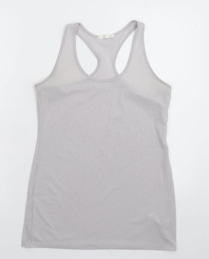 Additional front view of Next women’s grey basic tank, size UK 8
