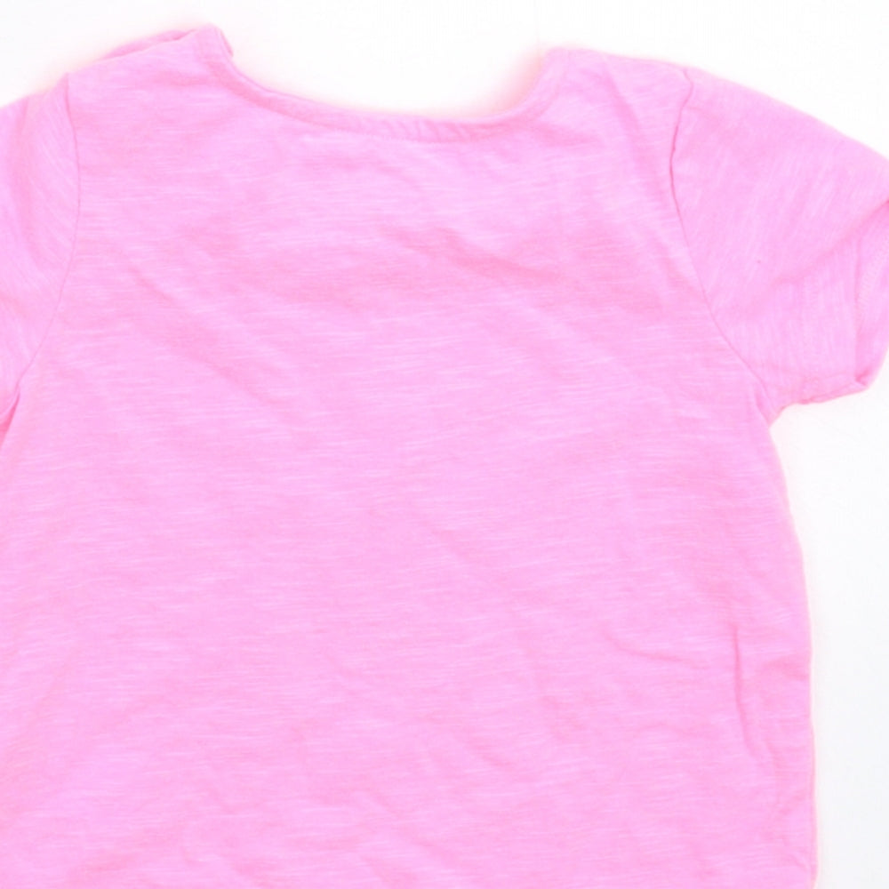 F&F Girls Pink   Basic T-Shirt Size 6-9 Months