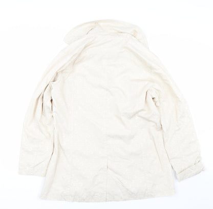 Womens UK Size 14 Betty Kay Beige Rain Coat