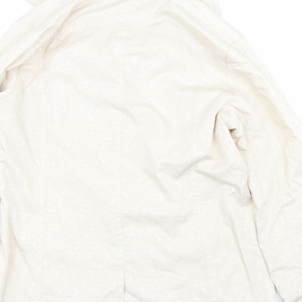 Womens UK Size 14 Betty Kay Beige Rain Coat
