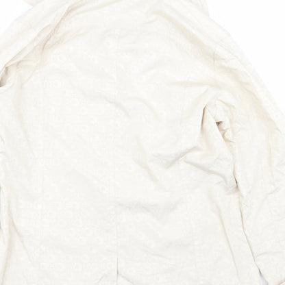 Womens UK Size 14 Betty Kay Beige Rain Coat
