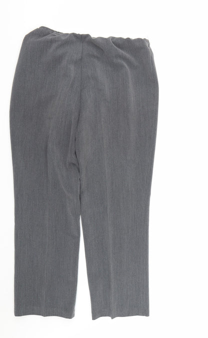Womens UK Size 12 bm Collection Regular Fit  Grey Trousers