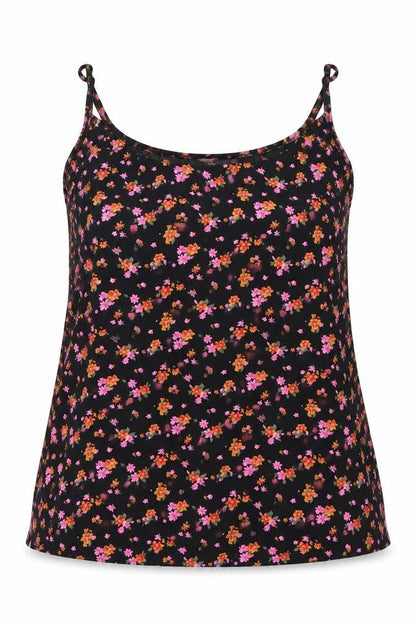 Womens UK Size L Noisy may Black Basic Tank