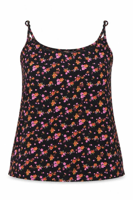 Womens UK Size L Noisy may Black Basic Tank
