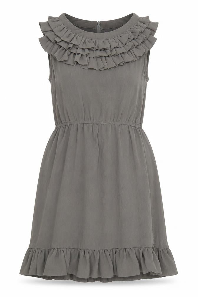 Purple Womens Grey   Fit & Flare  Size M