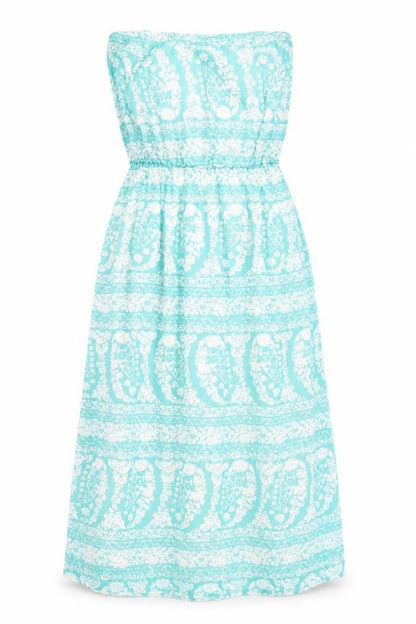New Look Womens Blue Floral  Fit & Flare  Size 8