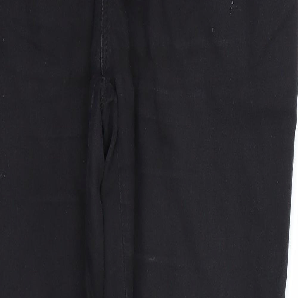 Denim co Womens Black  Denim Jegging Jeans Size 12 L28 in