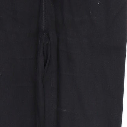 Denim co Womens Black  Denim Jegging Jeans Size 12 L28 in