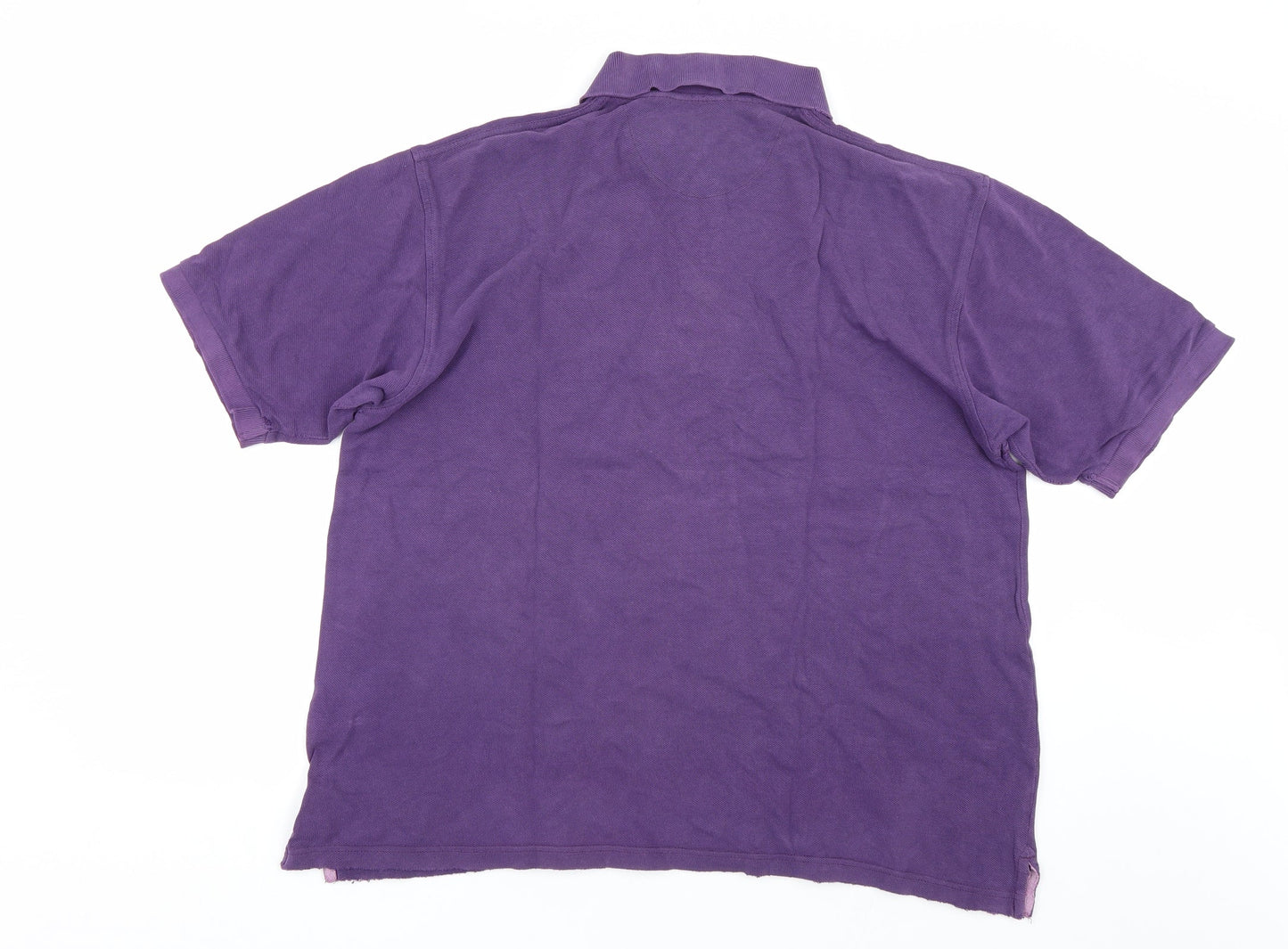 Basics Editions Mens Purple    Polo Size L