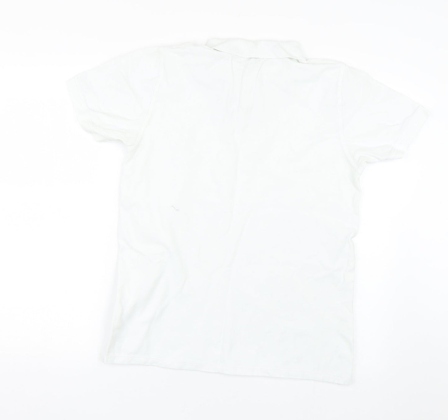 Easy Mens White    Polo Size M