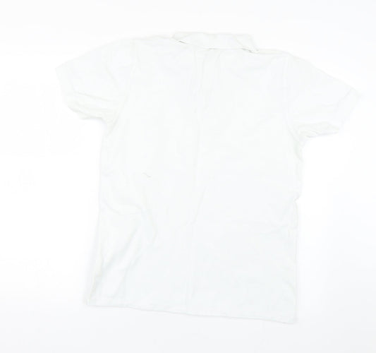 Easy Mens White    Polo Size M