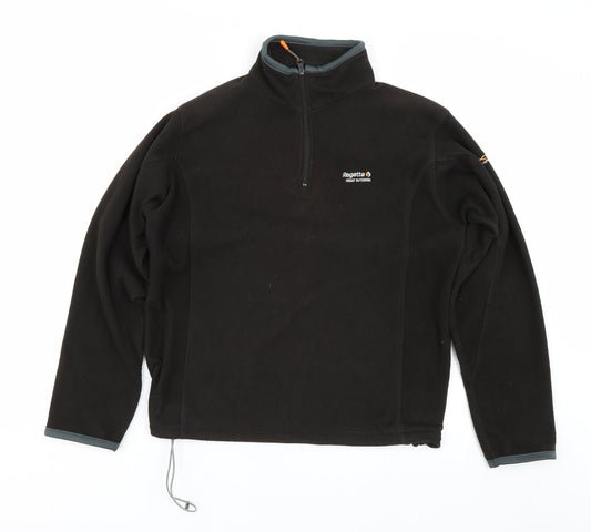 Womens UK Size M Regetta Black Pullover Sweatshirt