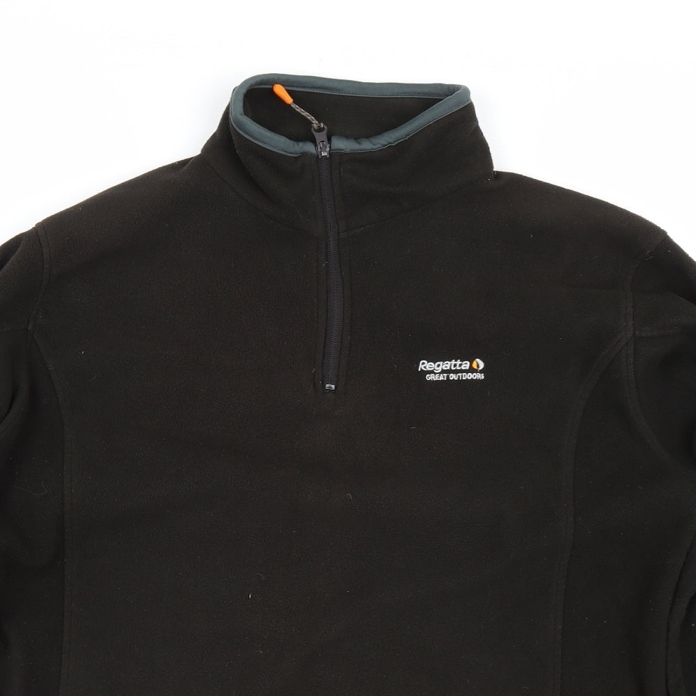 Womens UK Size M Regetta Black Pullover Sweatshirt