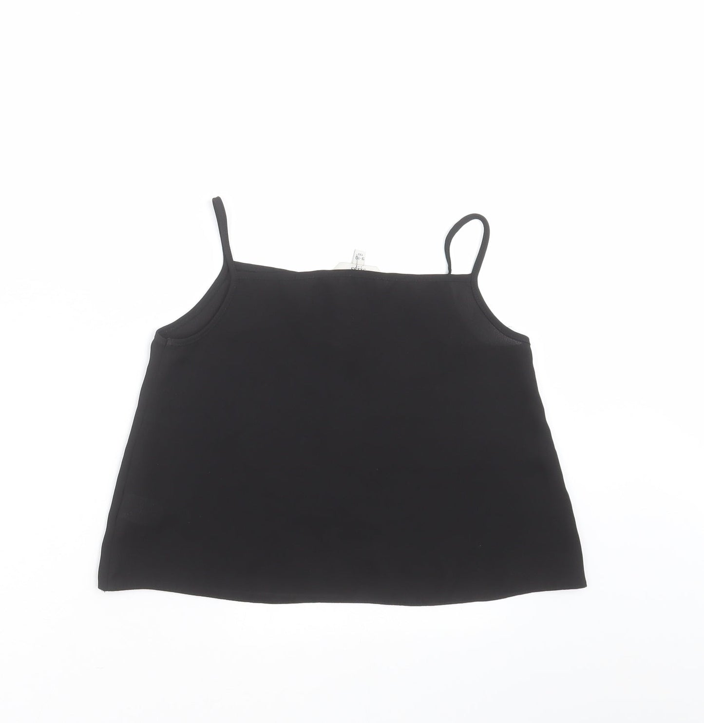 Miss Evie  Girls Black   Camisole Blouse Size 9-10 Years