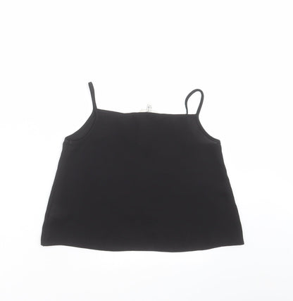 Miss Evie  Girls Black   Camisole Blouse Size 9-10 Years
