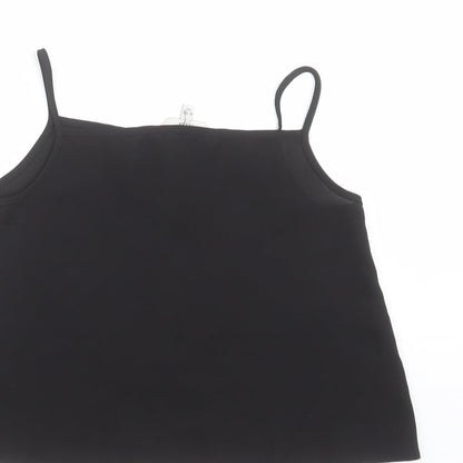 Miss Evie  Girls Black   Camisole Blouse Size 9-10 Years