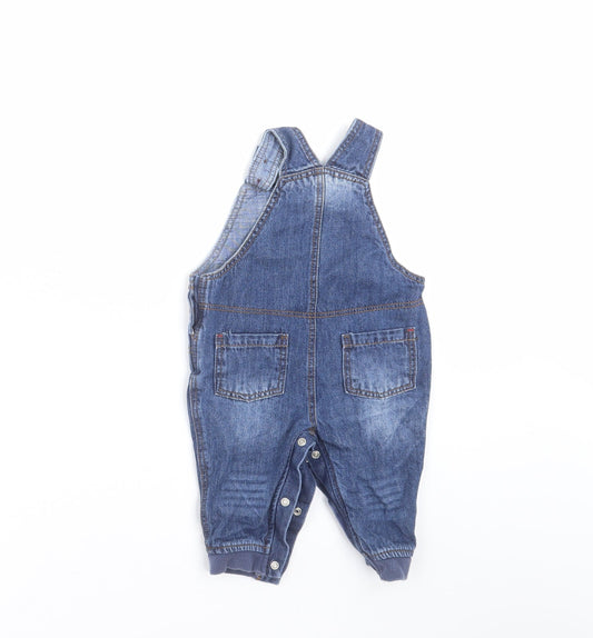 George Baby Blue   Dungaree Outfit/Set Size 3-6 Months