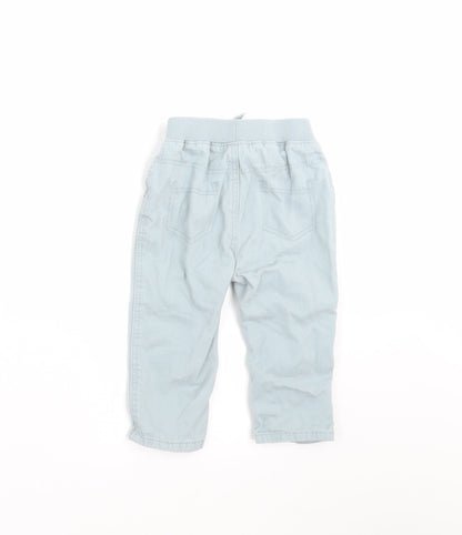 George Baby Green    Trousers Size 9-12 Months  - jogger waist