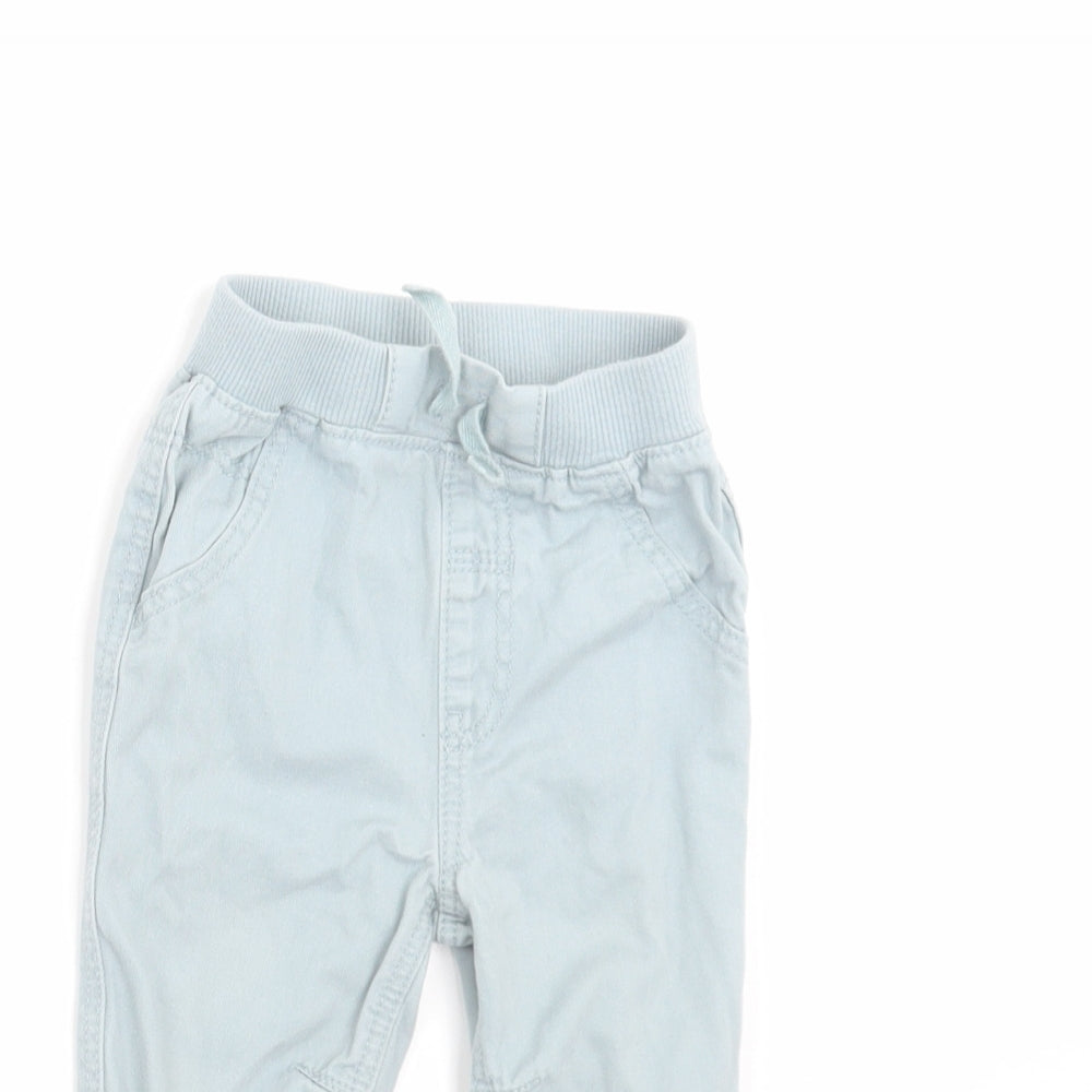 George Baby Green    Trousers Size 9-12 Months  - jogger waist