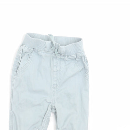 George Baby Green    Trousers Size 9-12 Months  - jogger waist