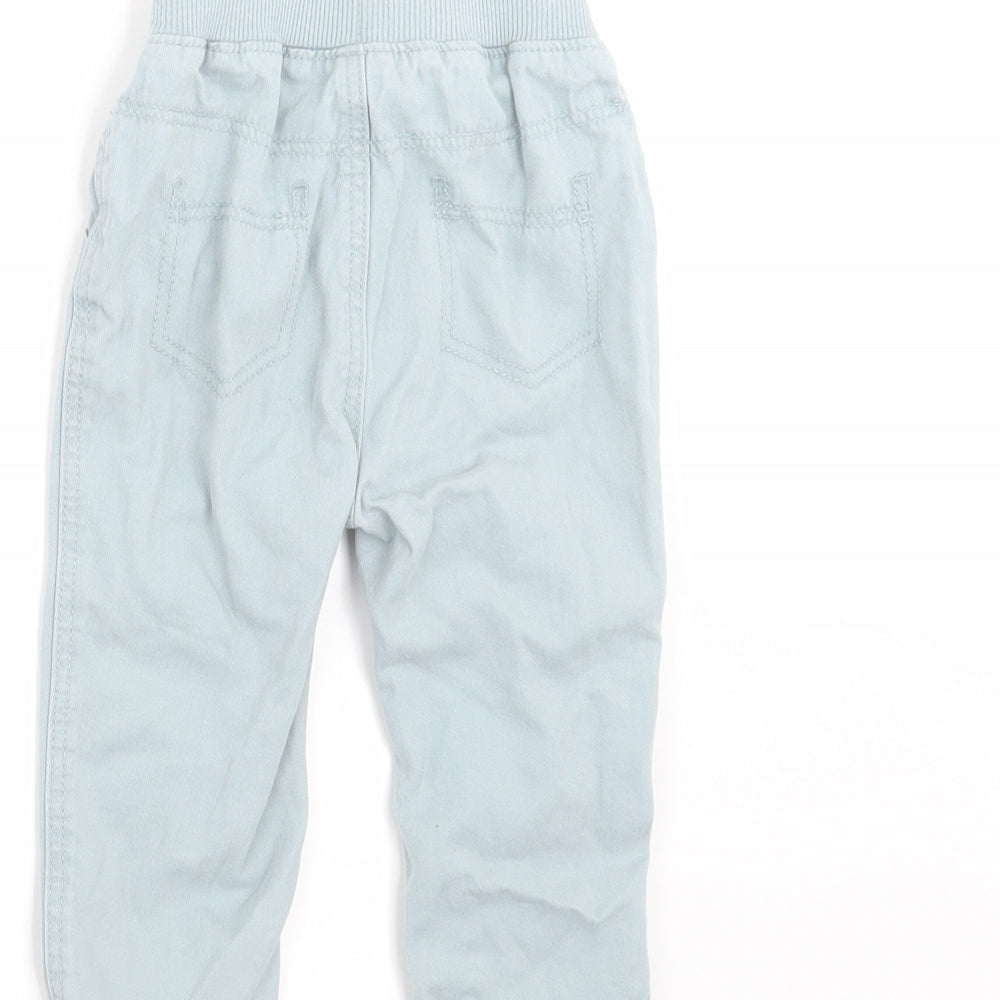 George Baby Green    Trousers Size 9-12 Months  - jogger waist