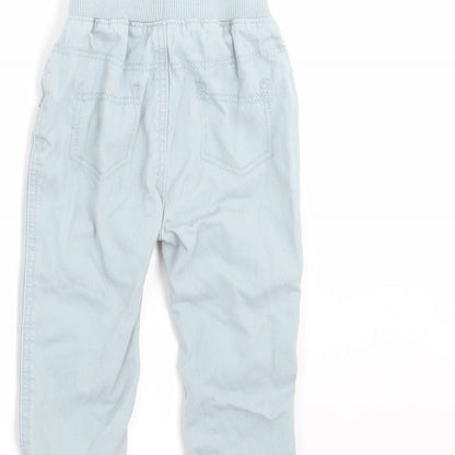 George Baby Green    Trousers Size 9-12 Months  - jogger waist