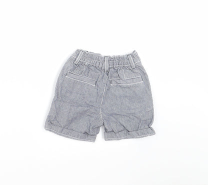 TU Baby Blue Striped   Trousers Size 6-9 Months  - shorts