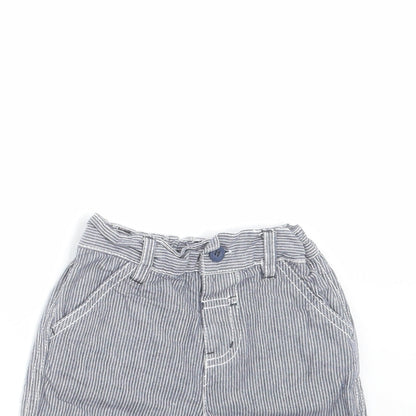 TU Baby Blue Striped   Trousers Size 6-9 Months  - shorts
