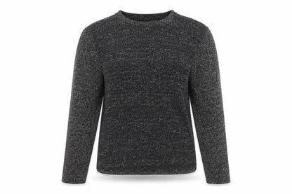Front view of Divided by H&M women’s black jumper, size S, - glittery
