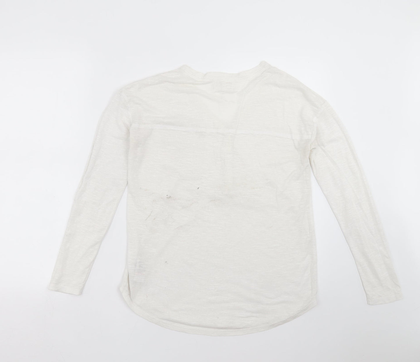 Womens UK Size 6 NEXT White Basic T-Shirt