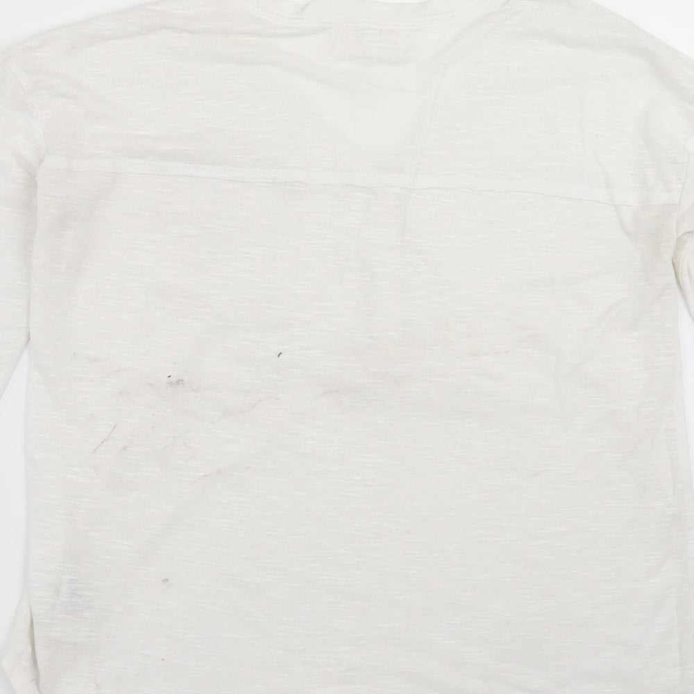Womens UK Size 6 NEXT White Basic T-Shirt