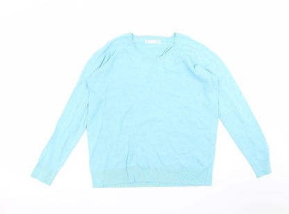 Womens UK Size XL Sfera Blue Pullover Jumper