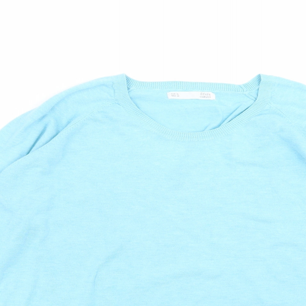 Womens UK Size XL Sfera Blue Pullover Jumper
