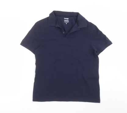 George Mens Blue    Polo Size M