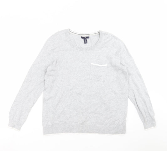 Gap Mens Grey  Knit Pullover Jumper Size M